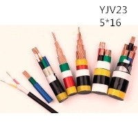 供应翼航线缆YJV23 5*16 铜芯钢带铠装优质电力电缆 足方足米 保质保量