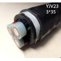 供应翼航线缆YJV23 3*35 铜芯钢带铠装优质电力电缆 足方足米 保质保量